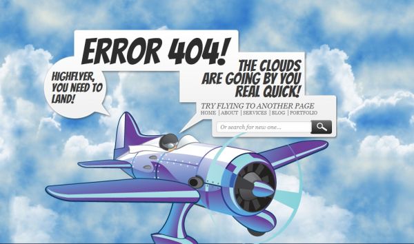 Template Html5 Erro 404