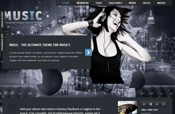 Template Wordpress Para Dj , Música , Rádio.