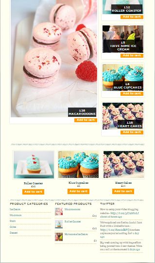 Template Wordpress Para Docerias, Confeitarias,padarias,cake